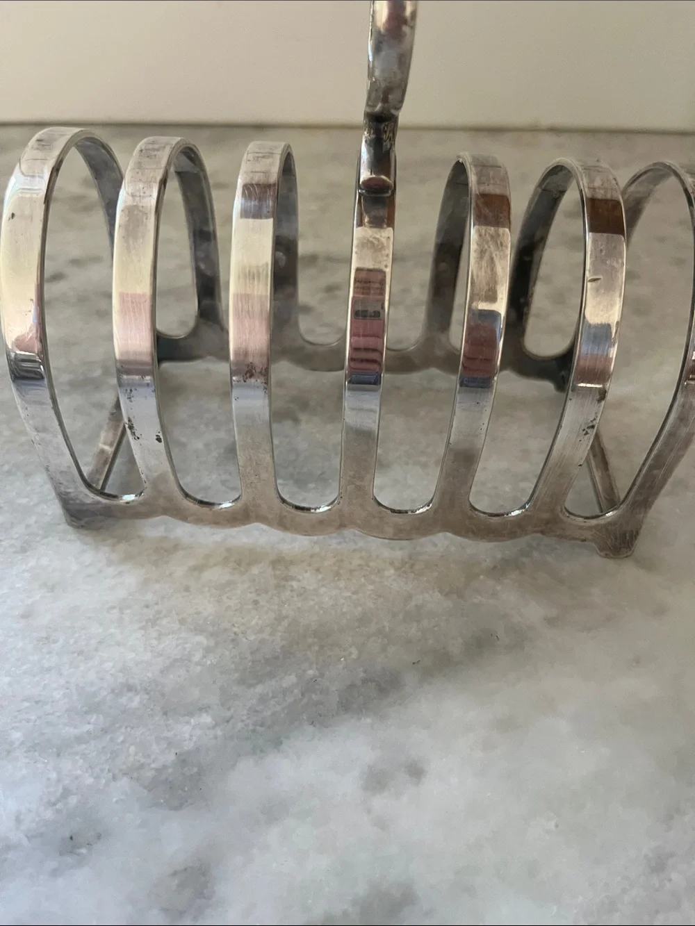 Polished Silver Plated Toast or Letter Rack - Classic Home Accent